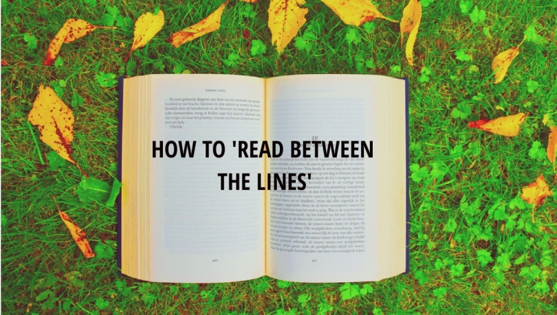 how to read between the lines