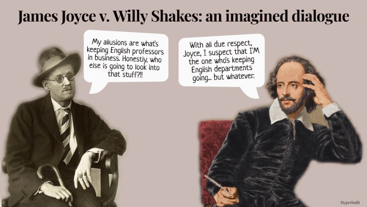 James Joyce v shax allusion