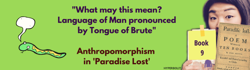 anthropomorphism in paradise lost John Milton