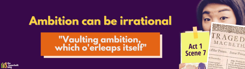 vaulting ambition which overleaps itself Macbeth