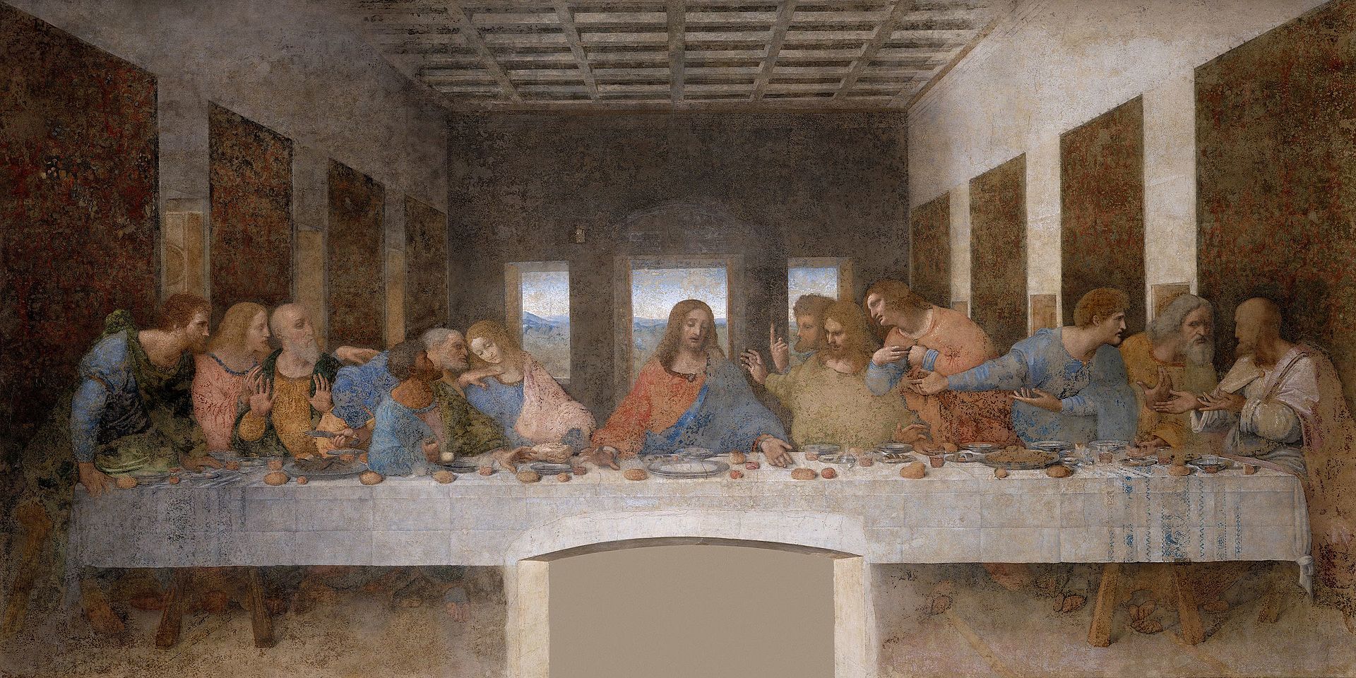 The Last Supper 1490s, Leonardo Da Vinci