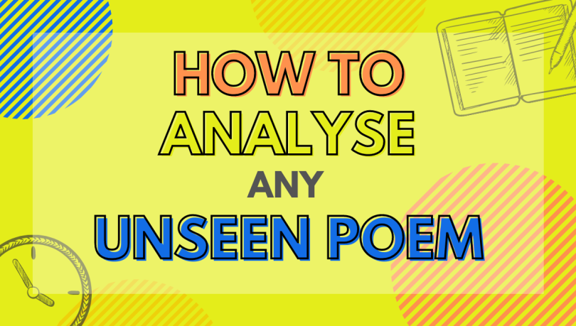 how to analyse unseen poem