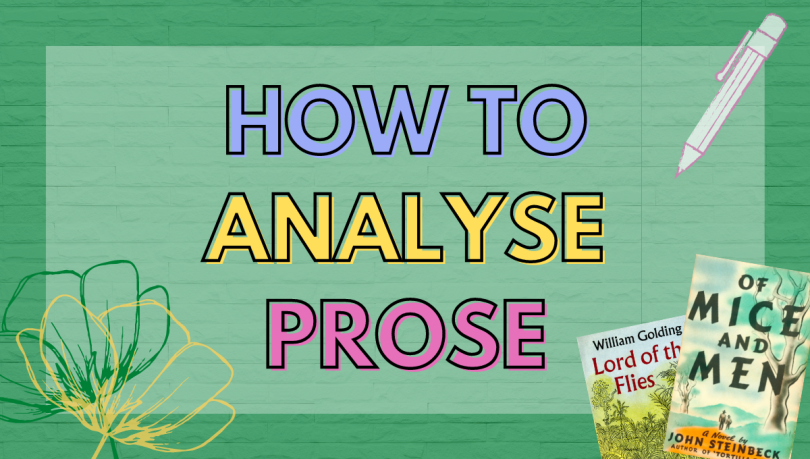 how to analyse prose of mice and men lord of the flies analysis